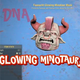 Glowing Minotaur Mask