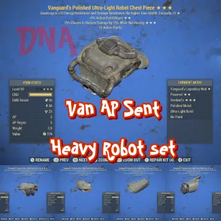 VAN AP SENT HEAVY ROBOT SET