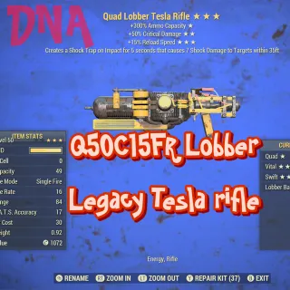 Q5015 Lobber Tesla rifle