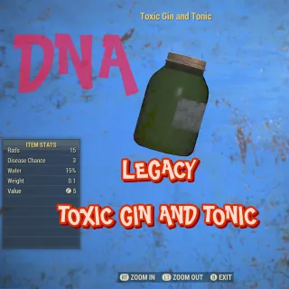 LEGACY TOXIC GIN AND TONIC