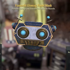 Glowing Robot Mask 🤖