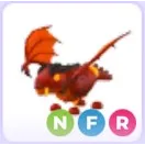 Neon Fly Ride Lava Dragon - Roblox AdoptMe