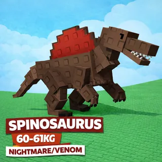 🦖 SPINOSAURUS 💥60-61KG🔥 NIGHTMARE/VENOM ⚡ INSTANT DELIVERY