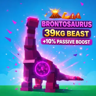🦖💪 1x BRONTOSAURUS + 10% PASSIVE BOOST 💥 39KG