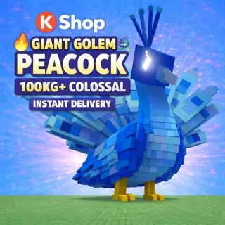 🔥 GIANT GOLEM PEACOCK 🦚 | COLOSSAL 100KG+ 💪 | INSTANT DELIVERY ⚡