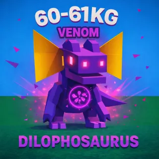 🦖 60–61KG VENOM DILOPHOSAURUS ⚡ INSTANT DELIVERYPet