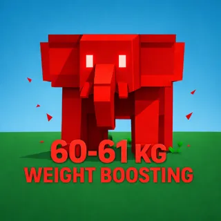⚡ [CHEAPEST] 60-61 KG Weight Boosting ⚡ Fast & Safe (Up to 5.5KG)