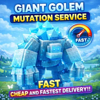 ❄️ GIANT GOLEM MUTATION SERVICE ❄️ | Grow A Garden 🌱 | 💎 CHEAPEST PRICE 💎 | ⚡ INSTANT