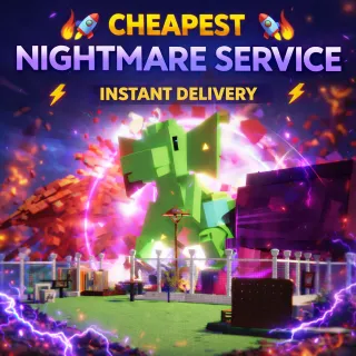 🚀 [BEST VALUE] 2× NIGHTMARE MUTATION SERVICE— FAST ⚡ AND AFFORDABLE 💰.