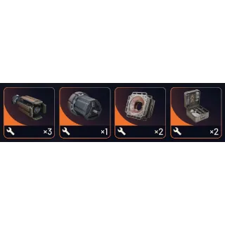 3 Rocketeer Driver + 1 Bastion Cell + 2 Magnetic Accelerator + 2 Complex Gun | FAST DEAL .75cents 