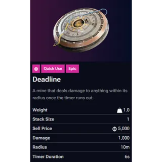Deadline x4 - Arc Raiders