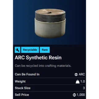 10x Arc Synthetic Resin - Arc Raiders