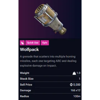 Wolfpack x3 - Arc Raiders