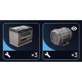 3x Industrial Battery + 3 Motor - Arc Raiders