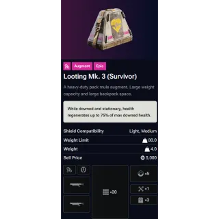 Looting Mk. 3 (Survivor) BLUEPRINT