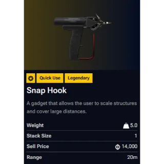 Snap Hook Blueprint - Arc Raiders