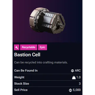 6x Bastion Cell  - Arc Raiders