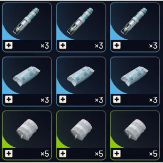 9x Vita Shot + 9x Sterilized Bandages + 15x Herbal Bandages | Bundle | - Arc Raiders