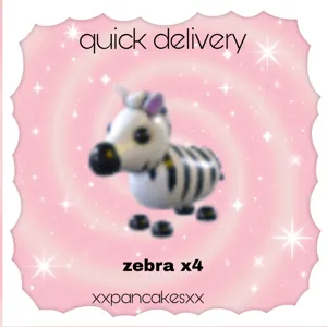 adopt me Zebra x4