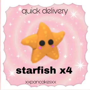 Adopt me starfish x4
