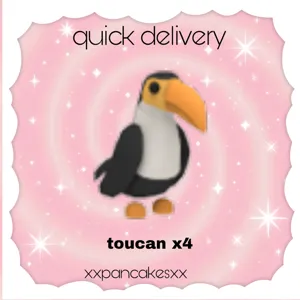 Adopt Me Toucan x4
