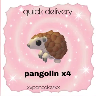 Adopt me pangolin x4