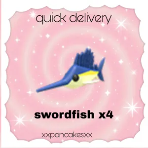 adopt me swordfish x4