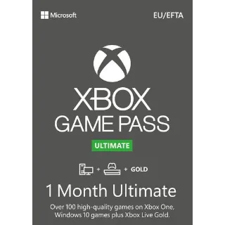 Xbox Game Pass Ultimate – 1 Month TRIAL Subscription (Xbox/Windows) Non-stackable Key UNITED STATES