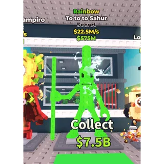 rainbow toto sahur┃Steal a brainrot