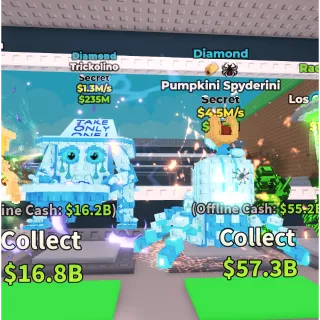 2X diamond halloween brainrots