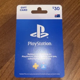 PSN Card 30 AUD (AU / Australia Region Only) - Instant Delivery