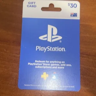 PSN Card 30 AUD (AU Australia Only) - Instant Auto-Delivery