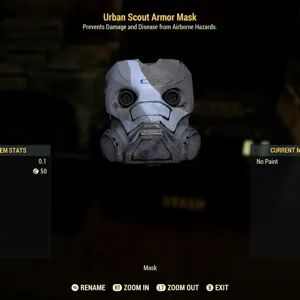 urban scout armor mask