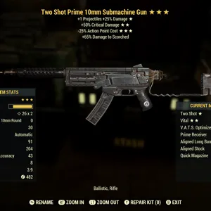 TS/50/25 submachine gun