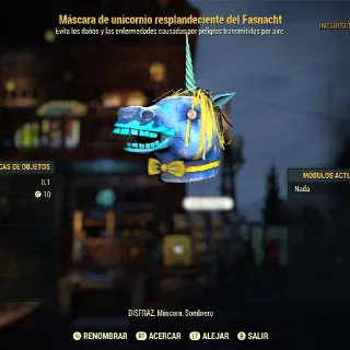 Glowing Unicorn Mask 🦄