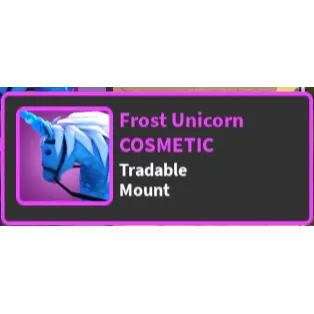 Frost Unicorn mount