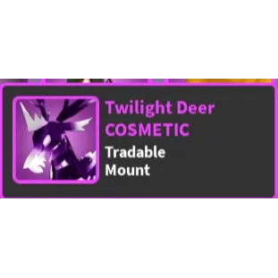 Twilight Deer mount