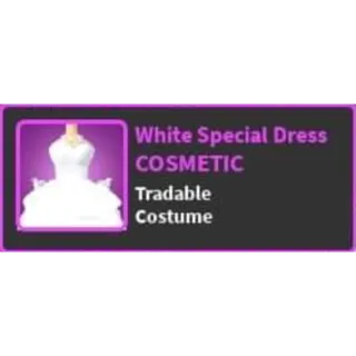 WHITE SPECIAL DRESS