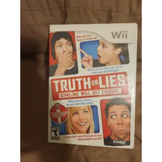 Truth or lies(wii)