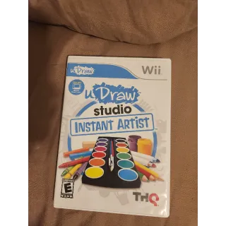 U draw studio instant artist(wii) with drawing pad