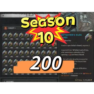 S10-Betrayer's husk X200 Deliver immediately (seasonal)