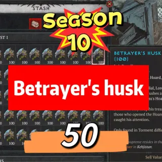 S10-Betrayer's husk X50 Deliver immediately (seasonal)