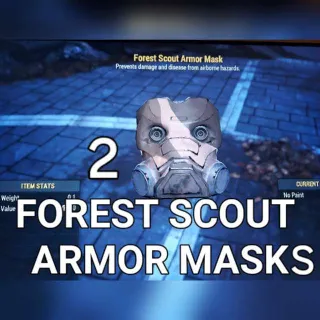 Two Forest Scout Masks