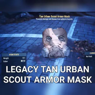 tan Urban scout mask