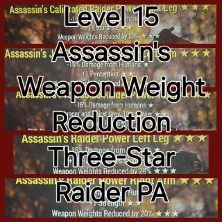 Lvl 15 Assassin WWR PA