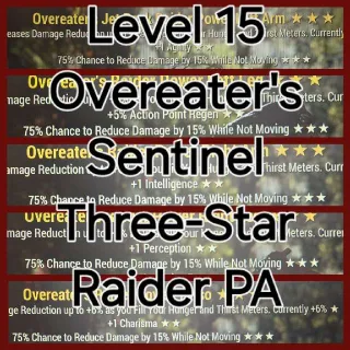 Level 15 Overeaters Sent