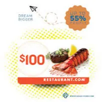 $100.00 restaurant.com