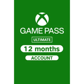 Xbox Game Pass Ultimate - 12 Months 