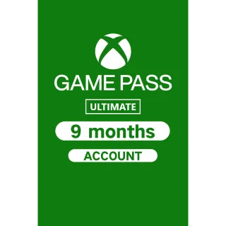 Xbox 9 Month Ultimate Game Pass (GLOBAL) READ THE DESCRIPTION!