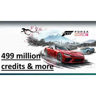 Forza Horizon 6 - In Game Credits 499 million, skills and wheelspins